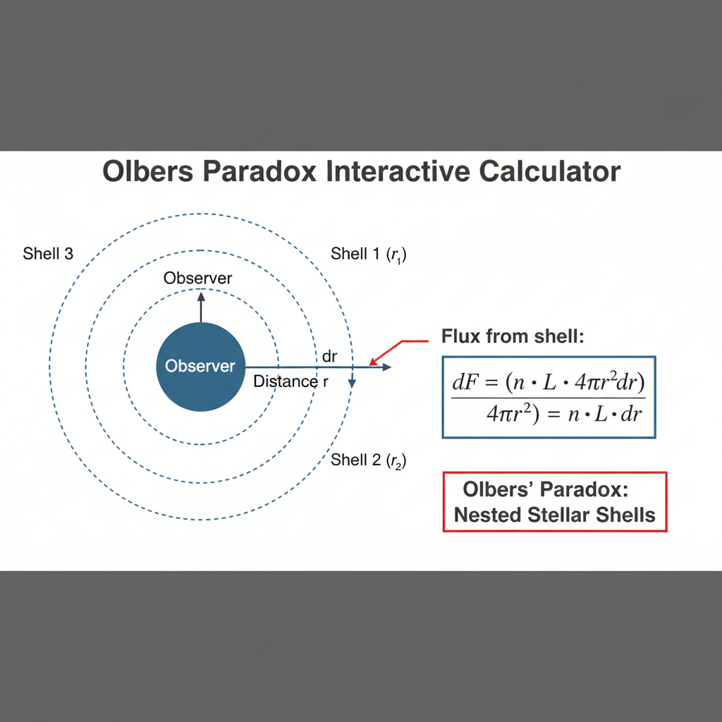 Olbers Paradox Interactive Calculator | FIRGELLI