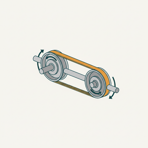 Open Belt Drive diagram