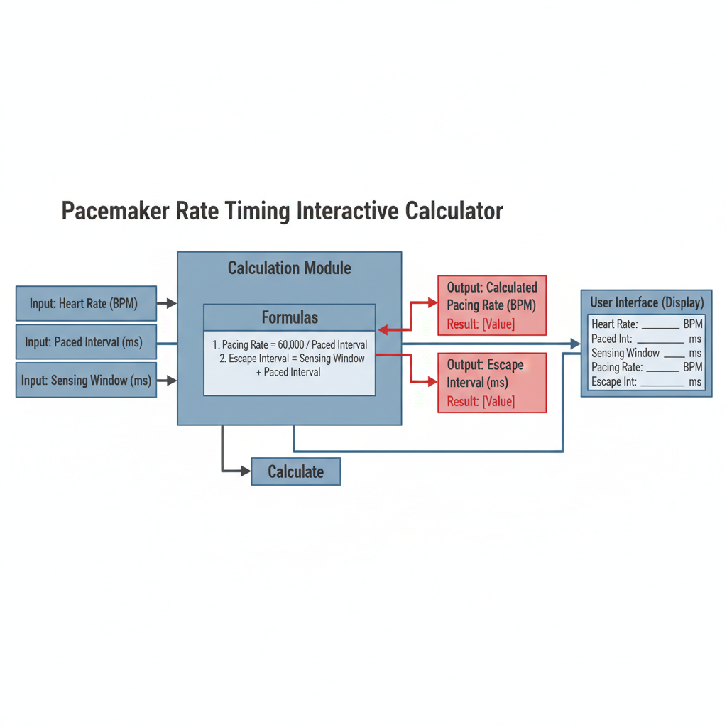 Pacemaker Rate Timing Interactive Calculator | FIRGELLI
