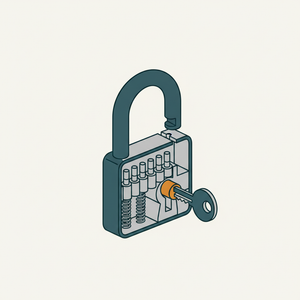 Padlock diagram