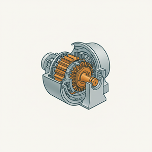 Parsons' Steam Turbine diagram