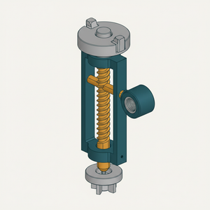 Persian Drill (quick-thread Reciprocating) diagram