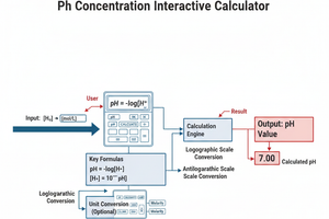 Ph Concentration Interactive Calculator Technical Diagram