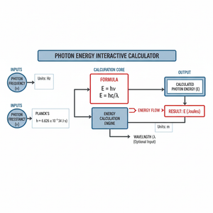 Photon Energy Interactive Calculator Technical Diagram
