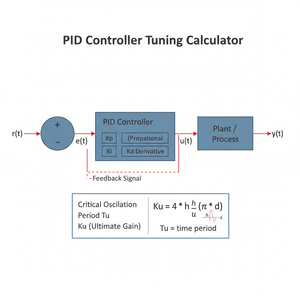 PID Controller Tuning Calculator Technical Diagram