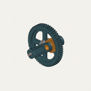 Pinion Driving Wheel-arm diagram