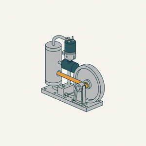 Piston Hydraulic Air Compressor diagram