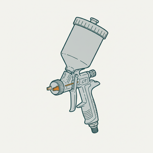 Pneumatic Paint Sprayer diagram