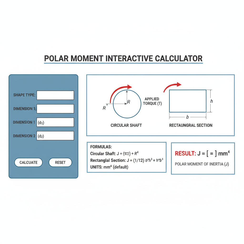 Polar Moment Interactive Calculator | FIRGELLI