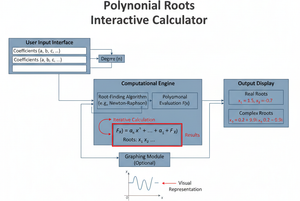 Polynomial Roots Interactive Calculator Technical Diagram