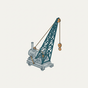 Portable Steam Derrick diagram