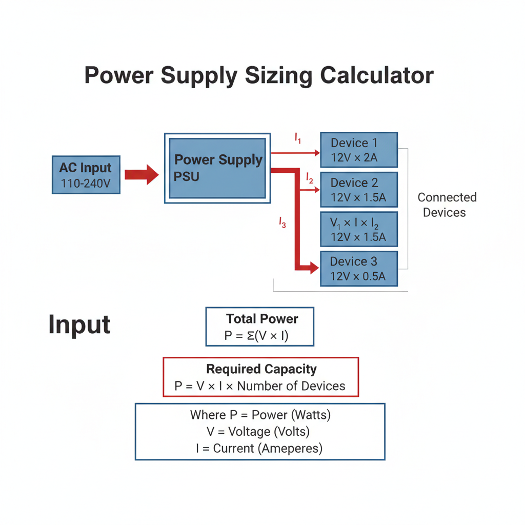 Free Power Supply Sizing Calculator | FIRGELLI Engineering