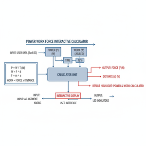 Power Work Force Interactive Calculator Technical Diagram