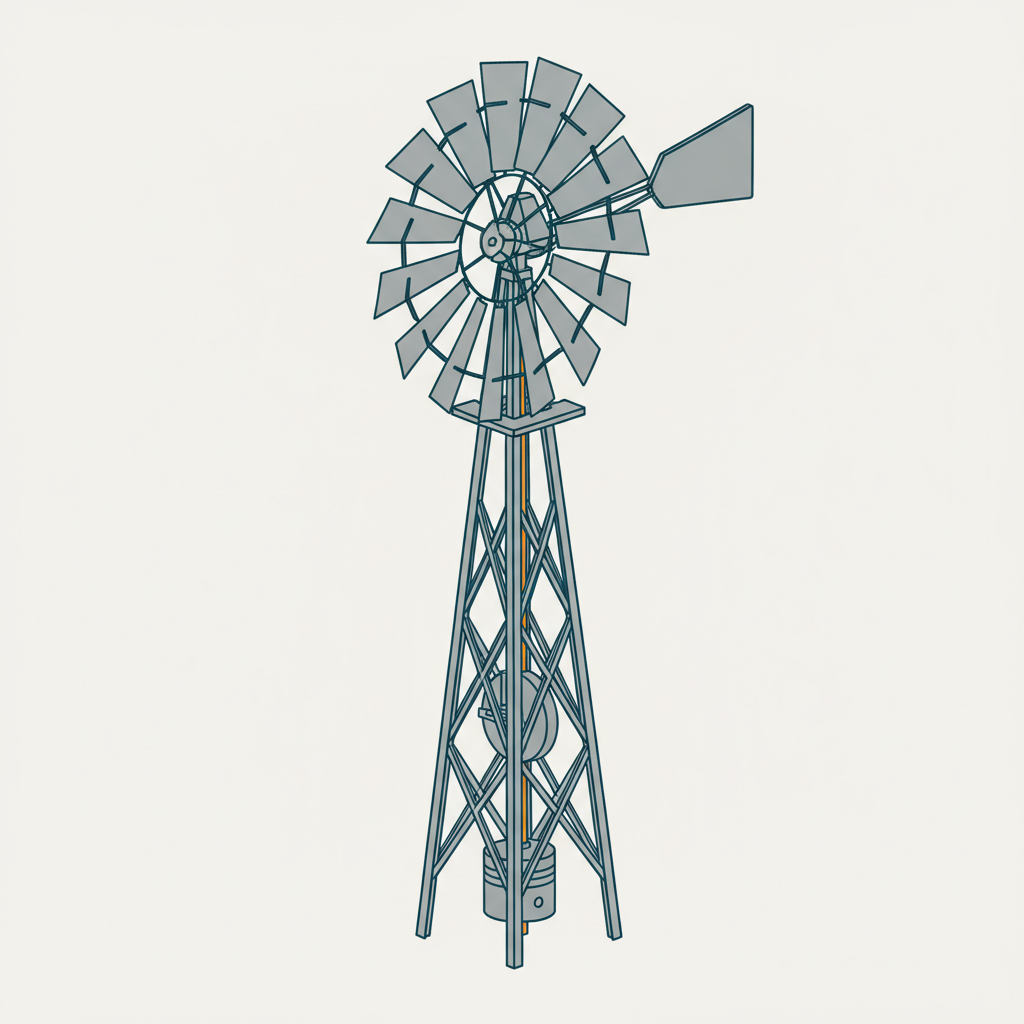 Prairie Wind Mill: How It Works, Diagram & Examples | FIRGELLI