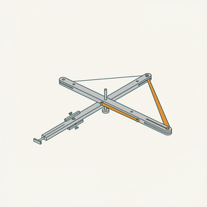 Proportion Compasses / Hyperbola Drawing diagram