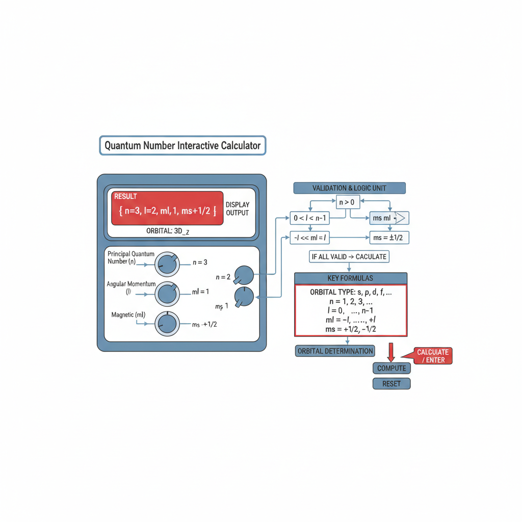 Quantum Number Interactive Calculator | FIRGELLI