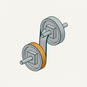 Quarter-turn Belt Drive diagram