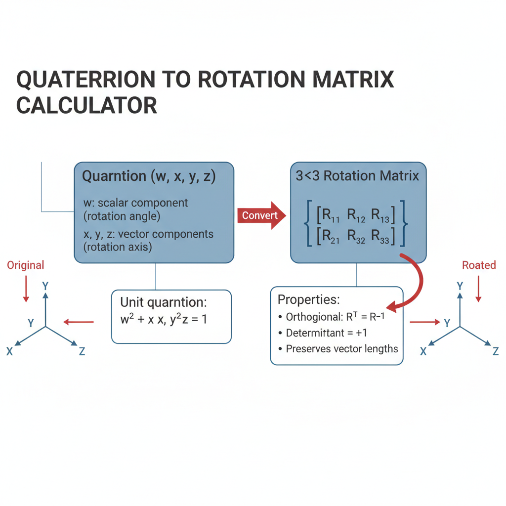 Preventing Rotation Engineernig Free Quaternion to Rotation Matrix Calculator | FIRGELLI Engineering