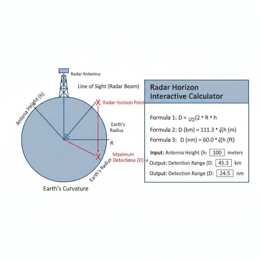 Radar Horizon Interactive Calculator | FIRGELLI