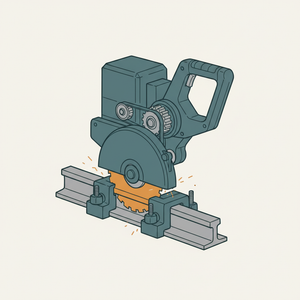 Rail-cutting Saw diagram