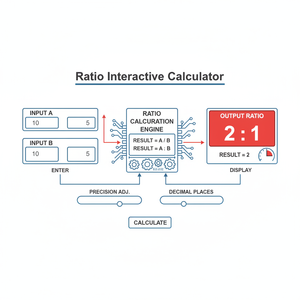 Ratio Interactive Calculator Technical Diagram
