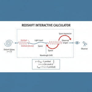 Redshift Interactive Calculator Technical Diagram