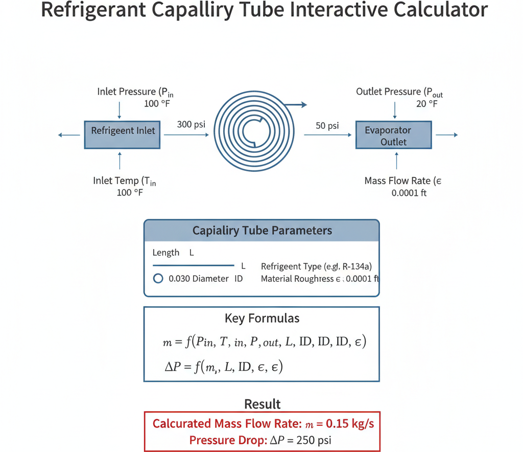Tube Radiator Calculation Refrigerant Capillary Tube Interactive Calculator | FIRGELLI