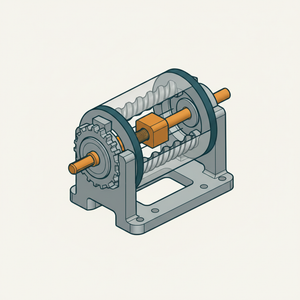 Reverse-thread Cylinder Reciprocator diagram