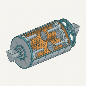 Revolving Pulverizing Mill diagram