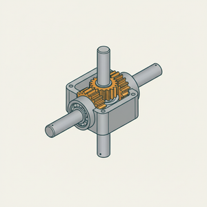 Right Angle Shaft Transmission diagram