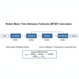 Robot Mean Time Between Failures (MTBF) Calculator Technical Diagram