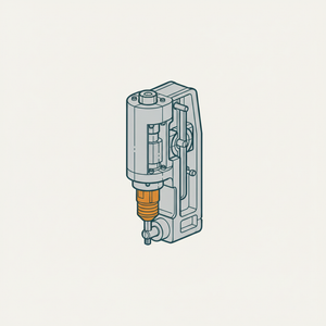 Rock Drill with Balanced Piston Valve diagram