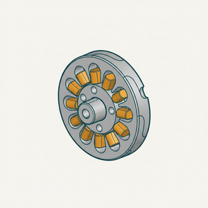Roller-bearing Gear Teeth diagram