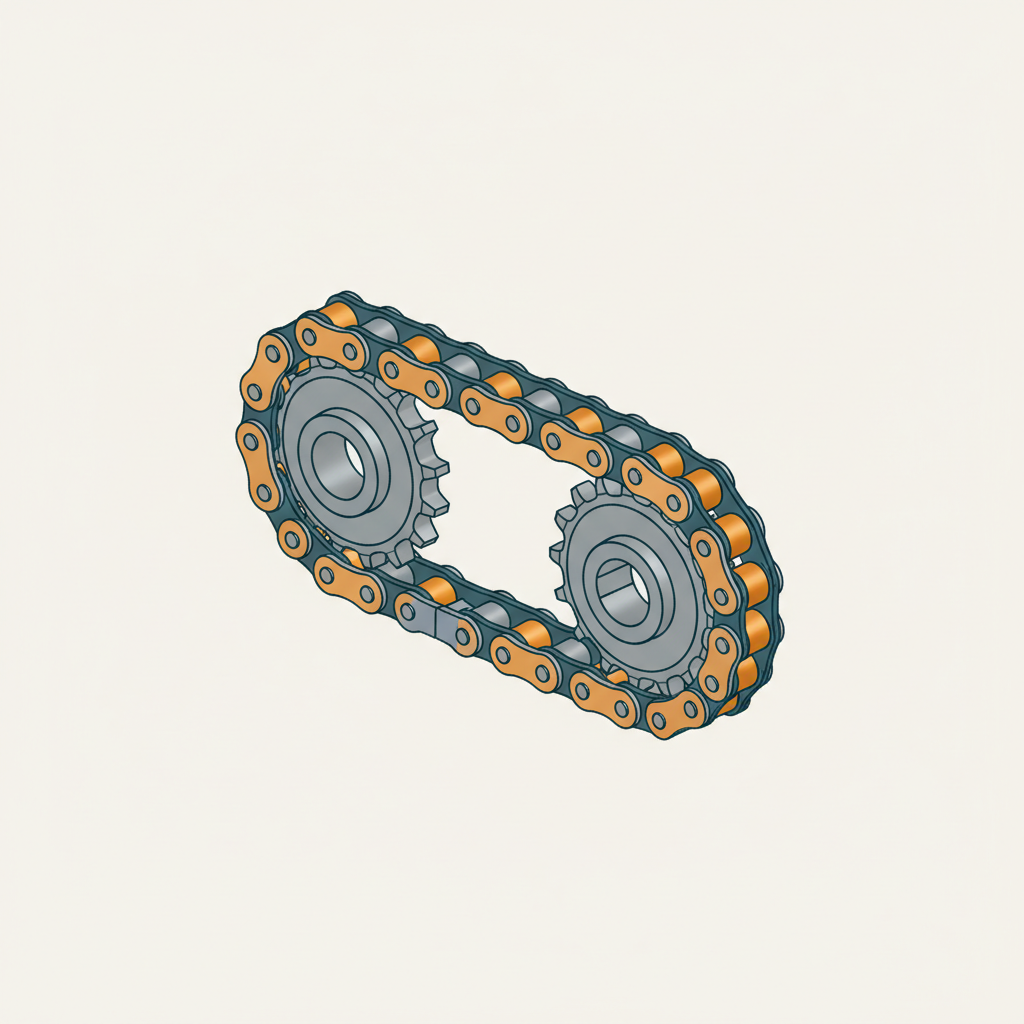 Chain Rooling Model Roller Chain: How It Works, Diagram & Examples | FIRGELLI