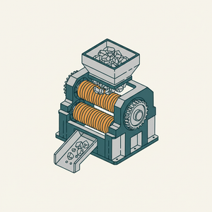 Roller Coal Crusher diagram