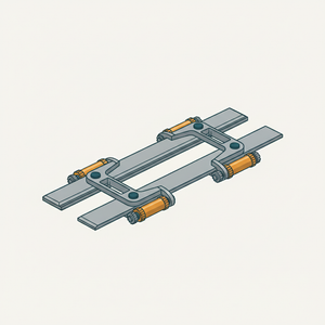 Roller Parallel Ruler diagram