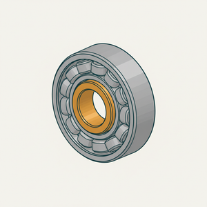 Roller Wheel Anti-friction Bearing diagram