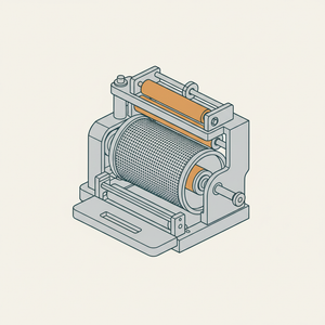 Roneo Machine diagram