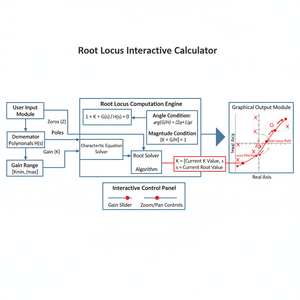 Root Locus Interactive Calculator Technical Diagram
