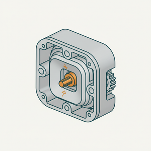 Root's Square Piston Engine diagram