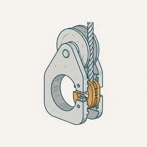 Rope Grip Hook diagram