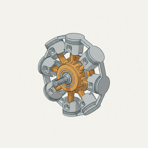 Rotary Multicylinder Engine diagram