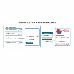 Rydberg Equation Interactive Calculator Technical Diagram