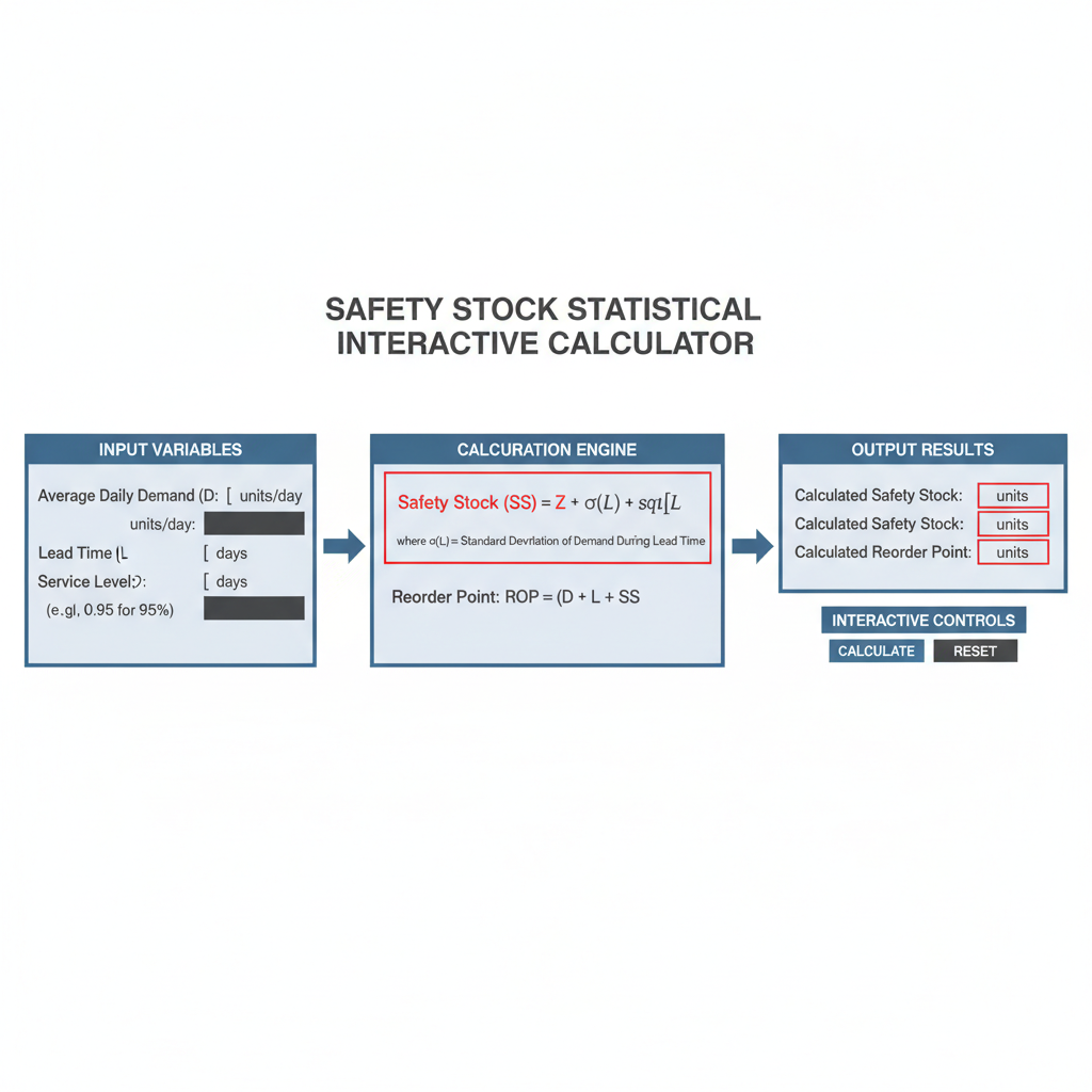 Safety Stock Statistical Interactive Calculator | FIRGELLI