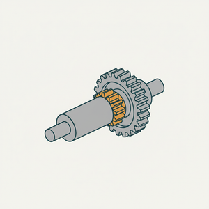 Saw-tooth Worm Gear diagram