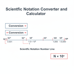 Scientific Notation Converter and Calculator Technical Diagram