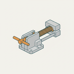 Screw Bench Clamp diagram