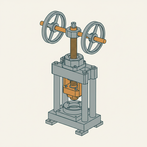 Screw Stamping-press diagram