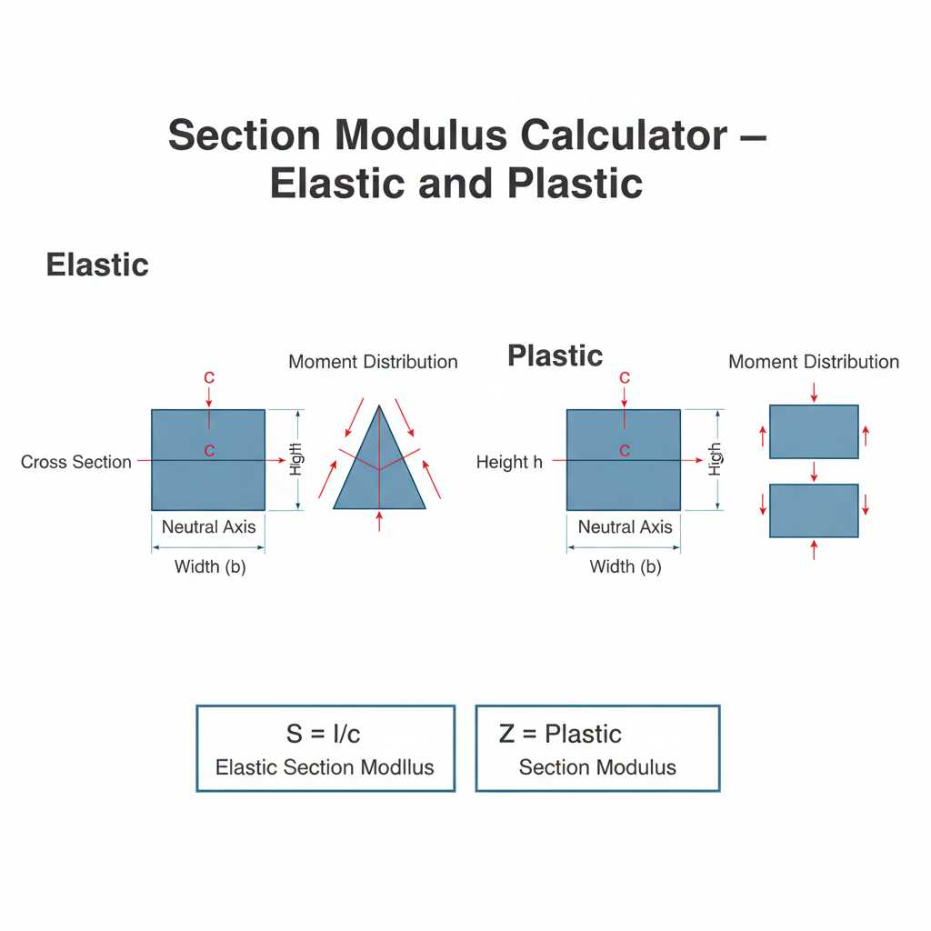 Modulus Rigid Polypropylene Free Section Modulus Calculator — Elastic and Plastic | FIRGELLI Engin
