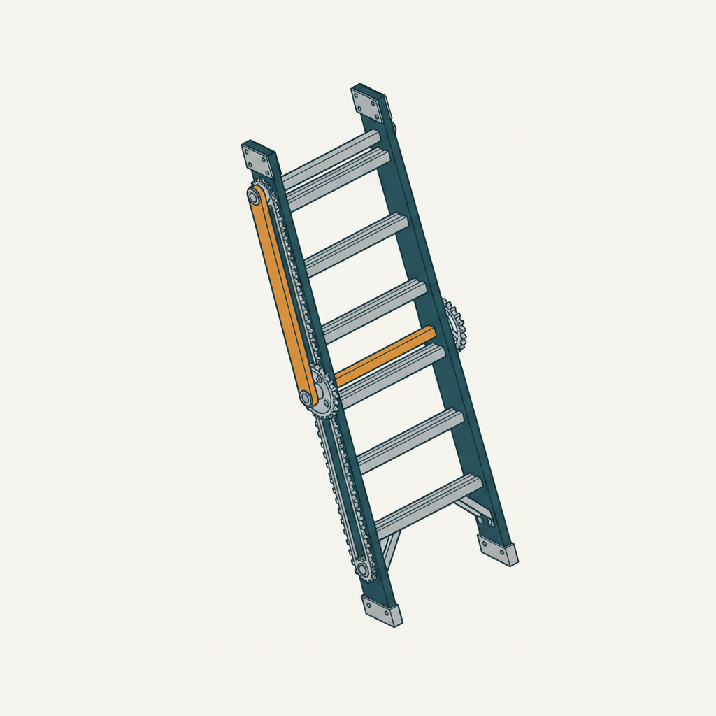 Self-adjusting Ladder: How It Works, Diagram & Examples | FIRGELLI